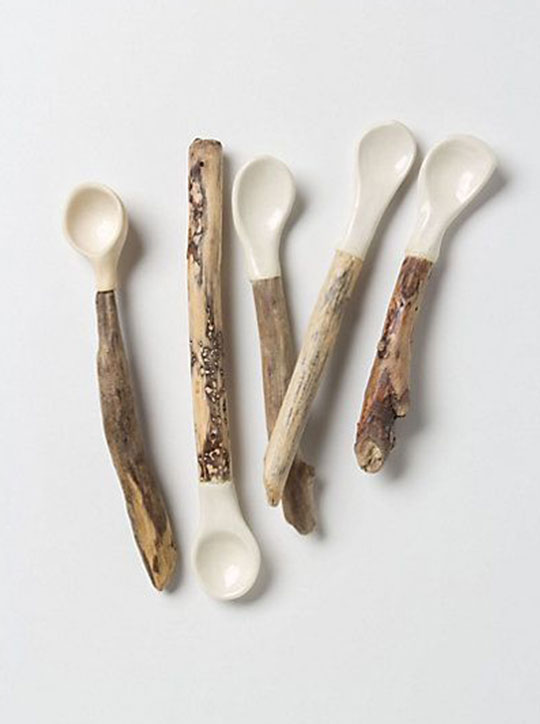 Carved Bungalow Spoon